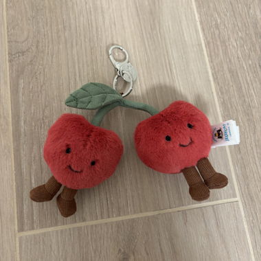 Jellycat Porte clé cerise 