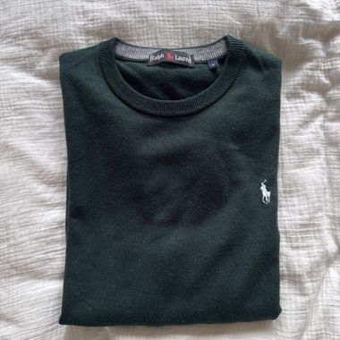 Pull vert foncé taille M