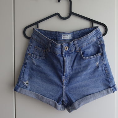 Denim shorts