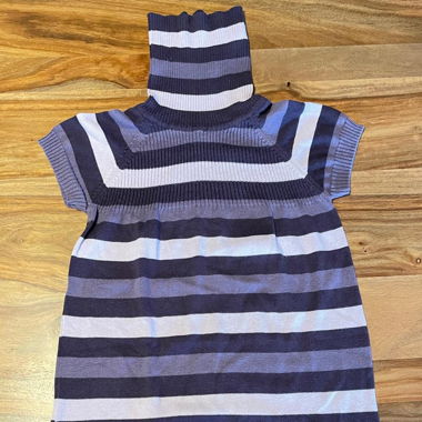Striped Turtleneck Dress