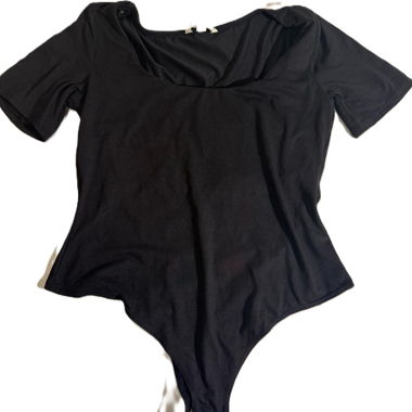 Body nero maniche corte taglia M