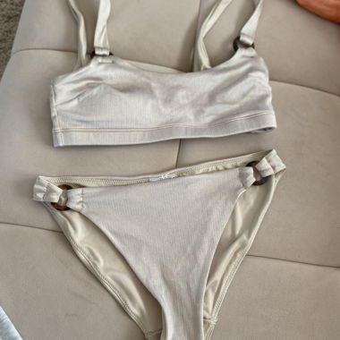 Beige Bikini-Set