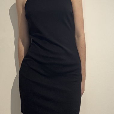 schwarzes Cocktail-Kleid
