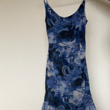 Mini blue dress 