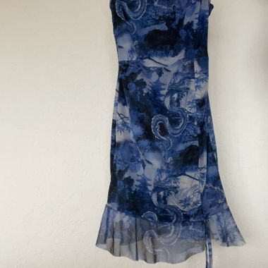 Mini blue dress 