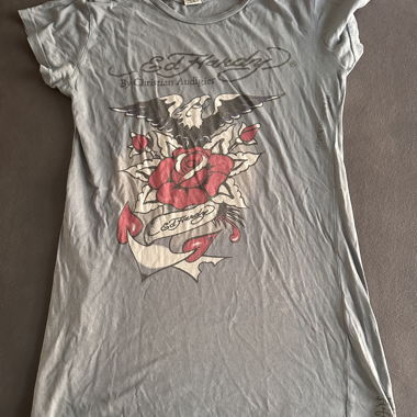 Ed Hardy T-Shirt mit Print