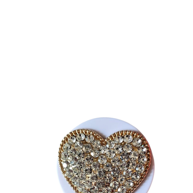 Ausweishalter glitzer Herz