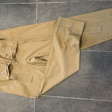 Beige Hose aus Baumwolle