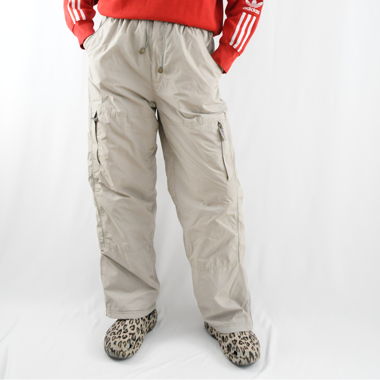 Pantaloni da sci baggy vintage beige