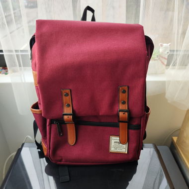 Zaino da giorno Bordeaux Rosso