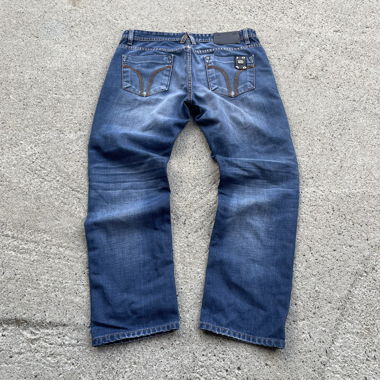 Jeans Dolce&Gabbana, vestibilità baggy, taglia S