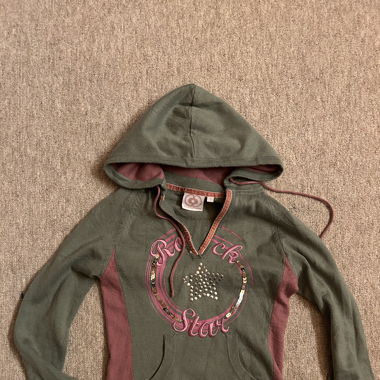 green rockstar hoodie
