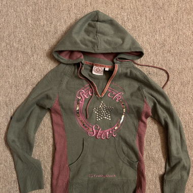 green rockstar hoodie