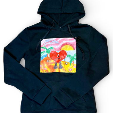 Black Bad Bunny Hoodie “Un Verano Sin Ti”