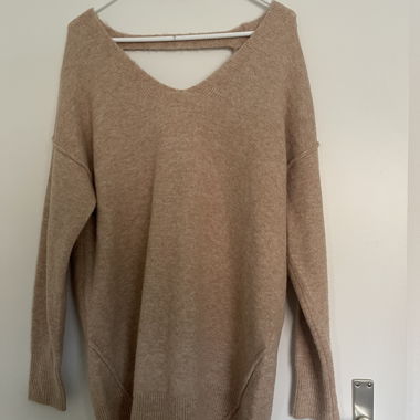 Pull en maille à laçage