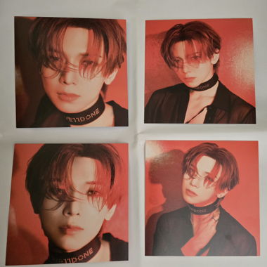 Set Ateez Yeo Carte Postale Golden Hour pt.3 officiel