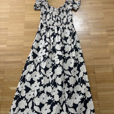 Robe longue fleurie