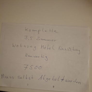 Wohnungsauflösung