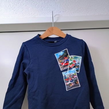 Sweat-shirt Mario kart taille 116
