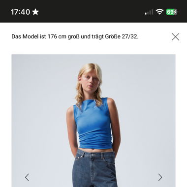 Weekday rail midwaist baggy jeans