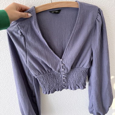 Blusa Monki a maniche