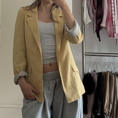 Yellow Blazer XS