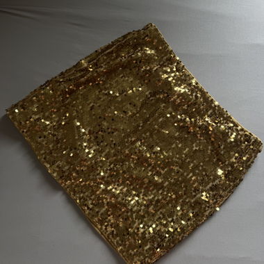 Goldenes Pailletten-Minikleid