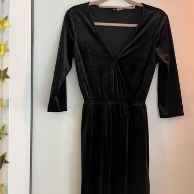 Black Velvet Dress Gr. 36