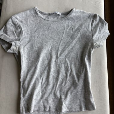 Hellgraues Top