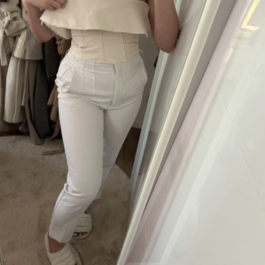 Weisses Jeans Top