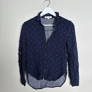 Chemise Love Tree à motifs bleu marine