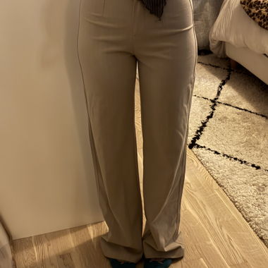 Beige trousers