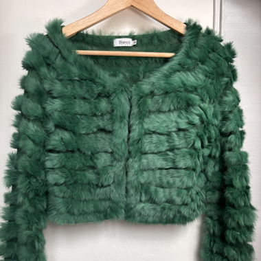 Cropped Strickjacke