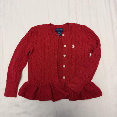 Gilet bambino Ralph Lauren rosso
