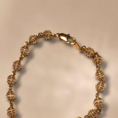 Gold Plated High Quality Selenite Braclet
