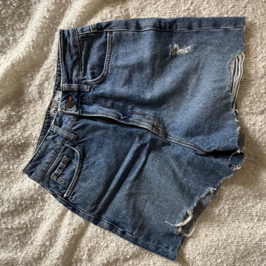 Shorts in jeans blu
