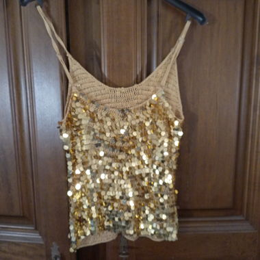 Tank top. Light silk 100%. Misura M
