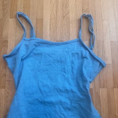 Top Vintage Y2K turquoise Edikted