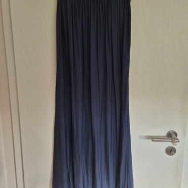 Gonna lunga blu navy (da gravidanza o no)