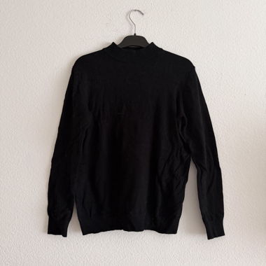 Black Long-Sleeve Sweater