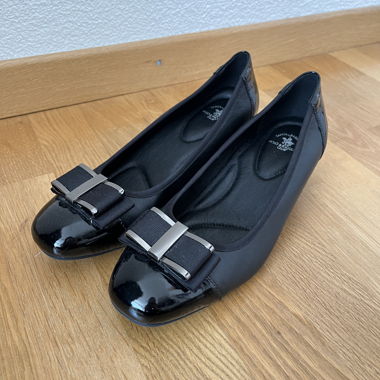Scarpe con fiocco nere