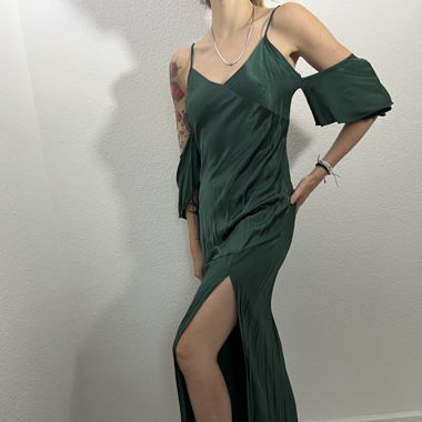 Grüner Velvet Kleid