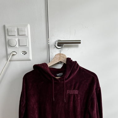 Puma Hoodie Bordeauxrot Samt
