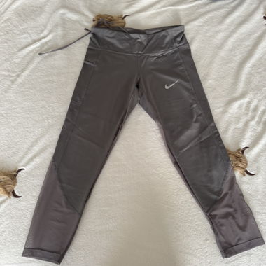 Leggings de sport Nike Dri-Fit gris T. S