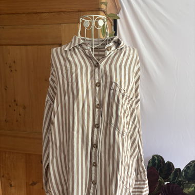 Striped Oversize Blouse