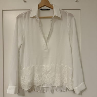 Blouse blanche de Zara / chemise