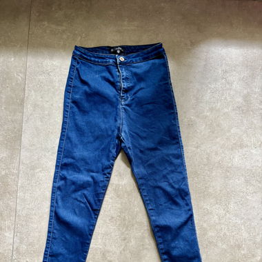 MISSGUIDED Skinny High Waist Tube Jeans   