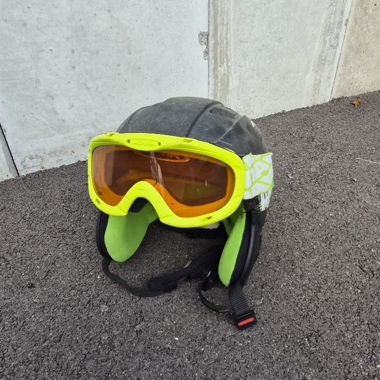 Ski helmet with goggles ALPINA