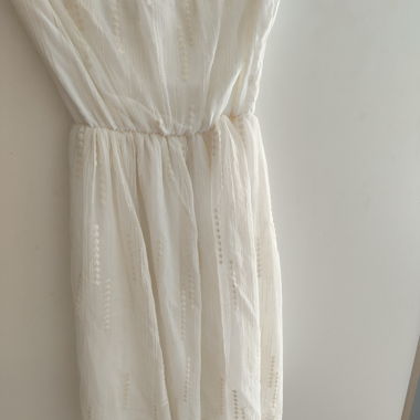 Abito a fascia - beige delicato