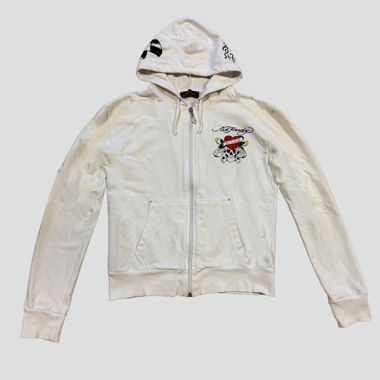 ed hardy zipped hoodie vintage